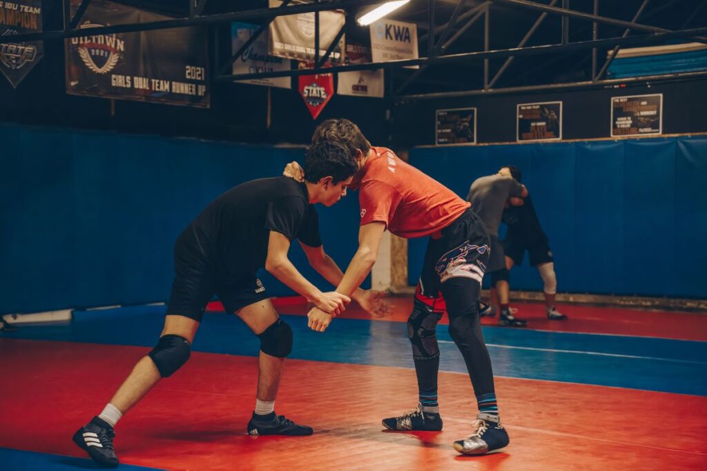 steven hyland is wrestling a team or individual sport